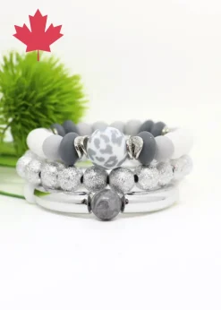 My Wristy Business - White Leopard Trio