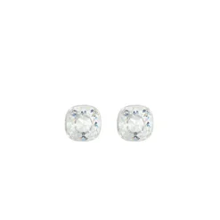 Myka - Cushion Cut Clip On Earrings