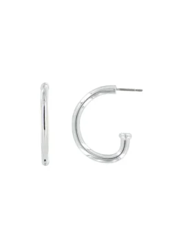 Myka - Kala Half Oval Hoop Earrings