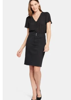 NYDJ - High Rise Skirt - Black