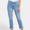 NYDJ - Margot Girlfriend Jeans With Rolled Cuff - Salamanca Sun - SALE