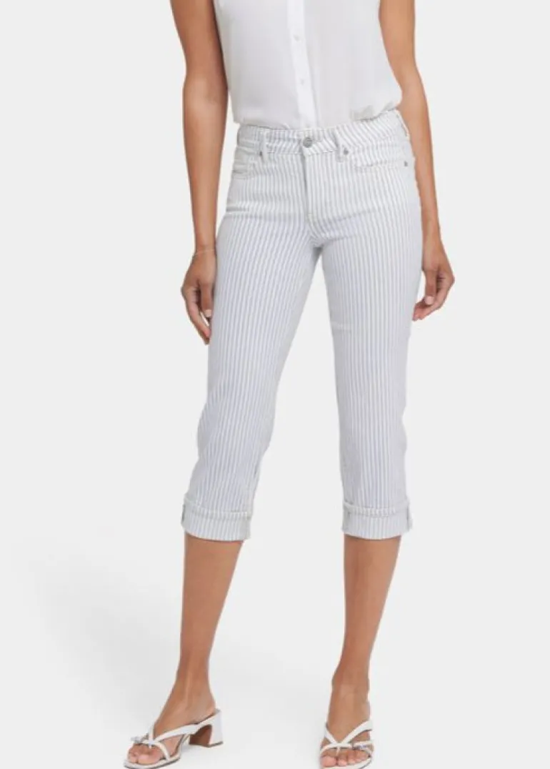 NYDJ - Marilyn Crop Cuff Jeans - Palencia Stripe - SALE