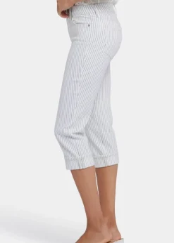 NYDJ - Marilyn Crop Cuff Jeans - Palencia Stripe - SALE