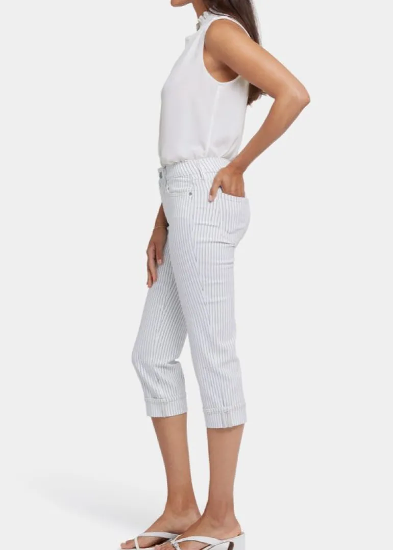 NYDJ - Marilyn Crop Cuff Jeans - Palencia Stripe - SALE