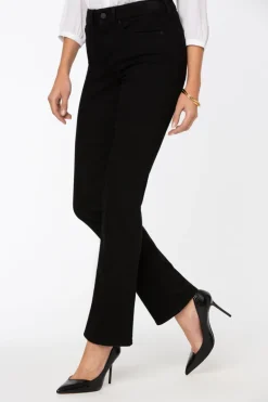 NYDJ - Marilyn Straight Jeans - Black - PETITE