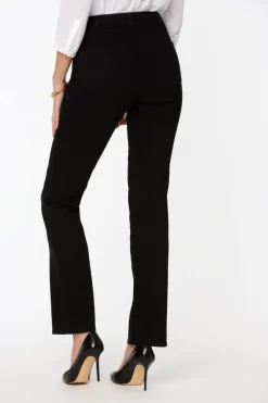 NYDJ - Marilyn Straight Jeans - Black - PETITE