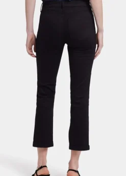 NYDJ - Sheri Slim Ankle Jeans With Roll Cuffs - Black - SALE
