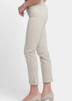 NYDJ - Sheri Slim Ankle Jeans With Roll Cuffs - Feather - SALE