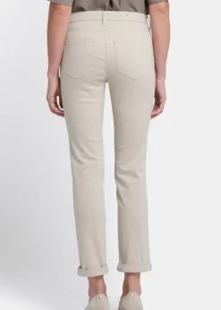 NYDJ - Sheri Slim Ankle Jeans With Roll Cuffs - Feather - SALE