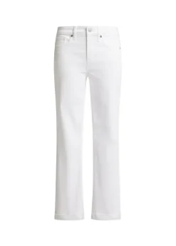 NYDJ - Sheri Slim Ankle Jeans With Roll Cuffs - Optic White