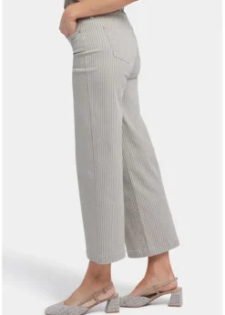 NYDJ - Teresa Wide Leg Ankle Jeans - Hidden Lodge Stripe - SALE