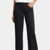NYDJ - Teresa Wide Leg Ankle Jeans - Black
