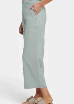NYDJ - Wide Leg Cargo Capri Pants - Tomatillo - SALE