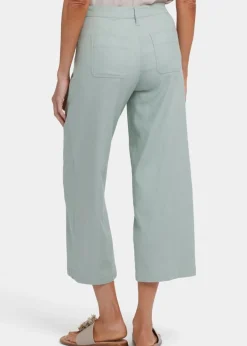 NYDJ - Wide Leg Cargo Capri Pants - Tomatillo - SALE