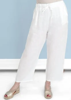Orange - Anita's Relaxed Linen Pant
