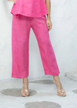 Orange - Anita's Relaxed Linen Pant