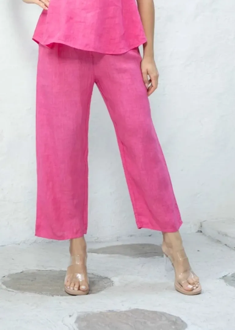 Orange - Anita's Relaxed Linen Pant
