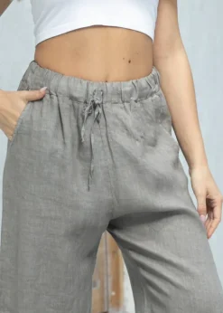 Orange - Anita's Relaxed Linen Pant