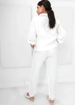 Orange - Elettra's Linen Pant