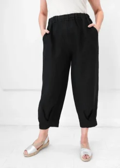 Orange - Elettra's Tapered Linen Pant