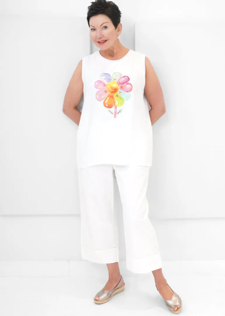 Paolo Tricot - Colored Flower Printed Tank