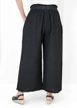 Pokoloko - Crinkle Drawstring Palazzo Pant - PLUS