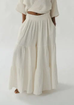 Pokoloko - Crinkle Skirt Pants