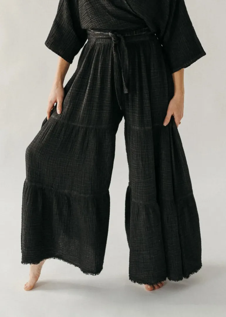 Pokoloko - Crinkle Skirt Pants