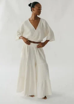 Pokoloko - Crinkle Skirt Pants