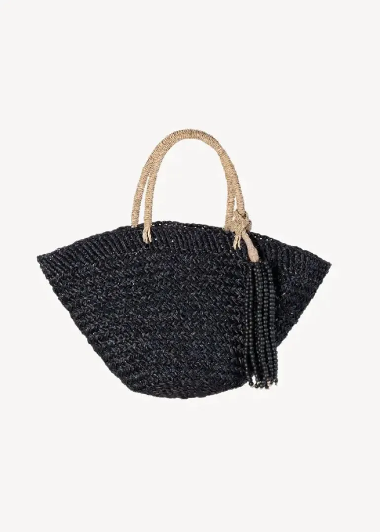 Pokoloko - Handbag with Beaded Tassel - SALE
