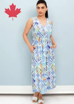 Pure - Abstract Palm-Inset Dress - SALE
