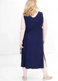 Pure - V-neck Drawstring Dress - SALE