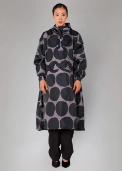Rainkiss - Black Polka Dot Rain Poncho