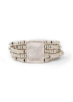 Seraglio - 5 Strand Metal Beaded Bracelet