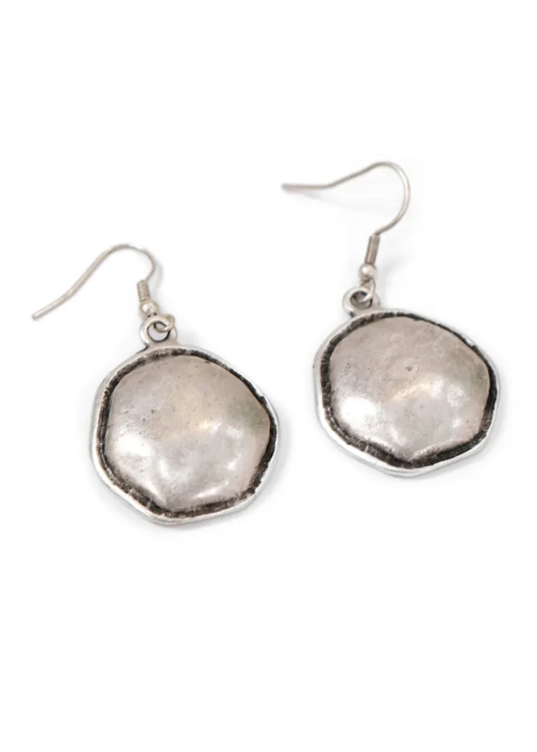 Seraglio - Circle Drop Earrings
