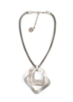 Seraglio - Diamond Shape Pendant Necklace