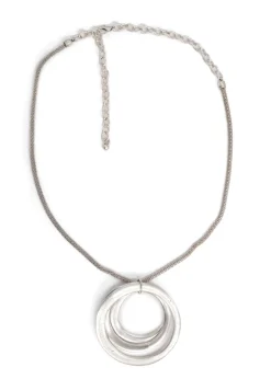 Seraglio - Triple Harmony Circle Pendant Necklace