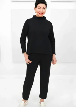 Shepherd's - Ponte Motion Mock Neck Top