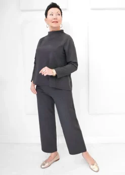 Shepherd's - Ponte Motion Mock Neck Top