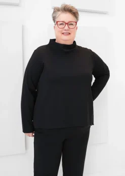 Shepherd's - Ponte Motion Mock Neck Top