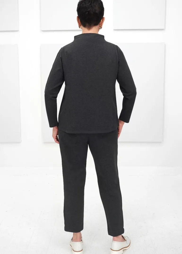 Shepherd's - Ponte Motion Mock Neck Top