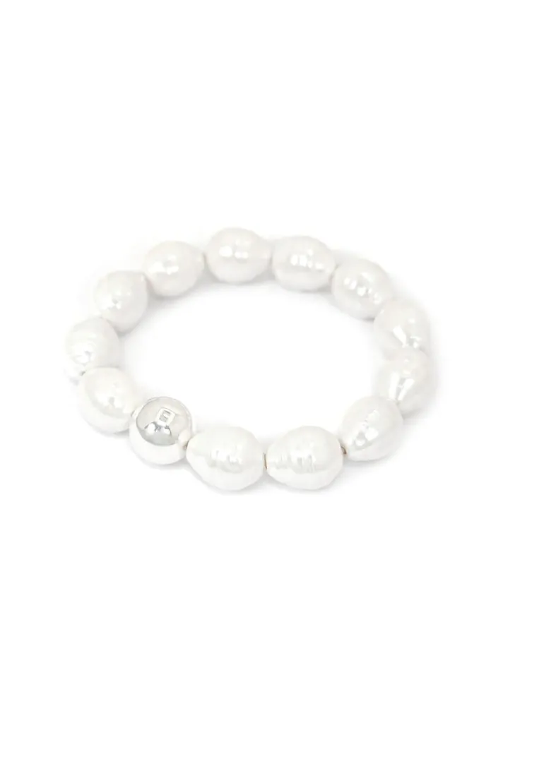 Simon Sebbag - Stretch Baroque Pearl Bracelet