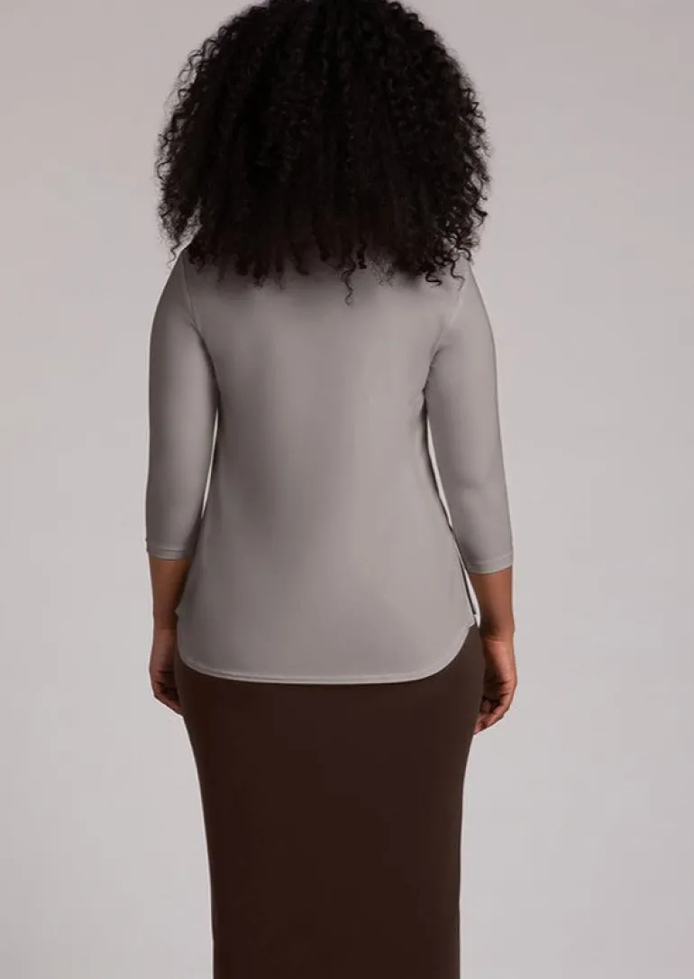 Sympli - 3/4 Sleeve Go To Classic Tee - Basic Colors