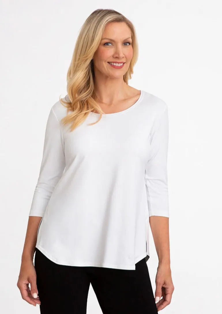 Sympli - 3/4 Sleeve Go To Classic Tee - Basic Colors