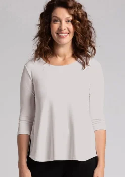 Sympli - 3/4 Sleeve Go To Classic Tee - Basic Colors