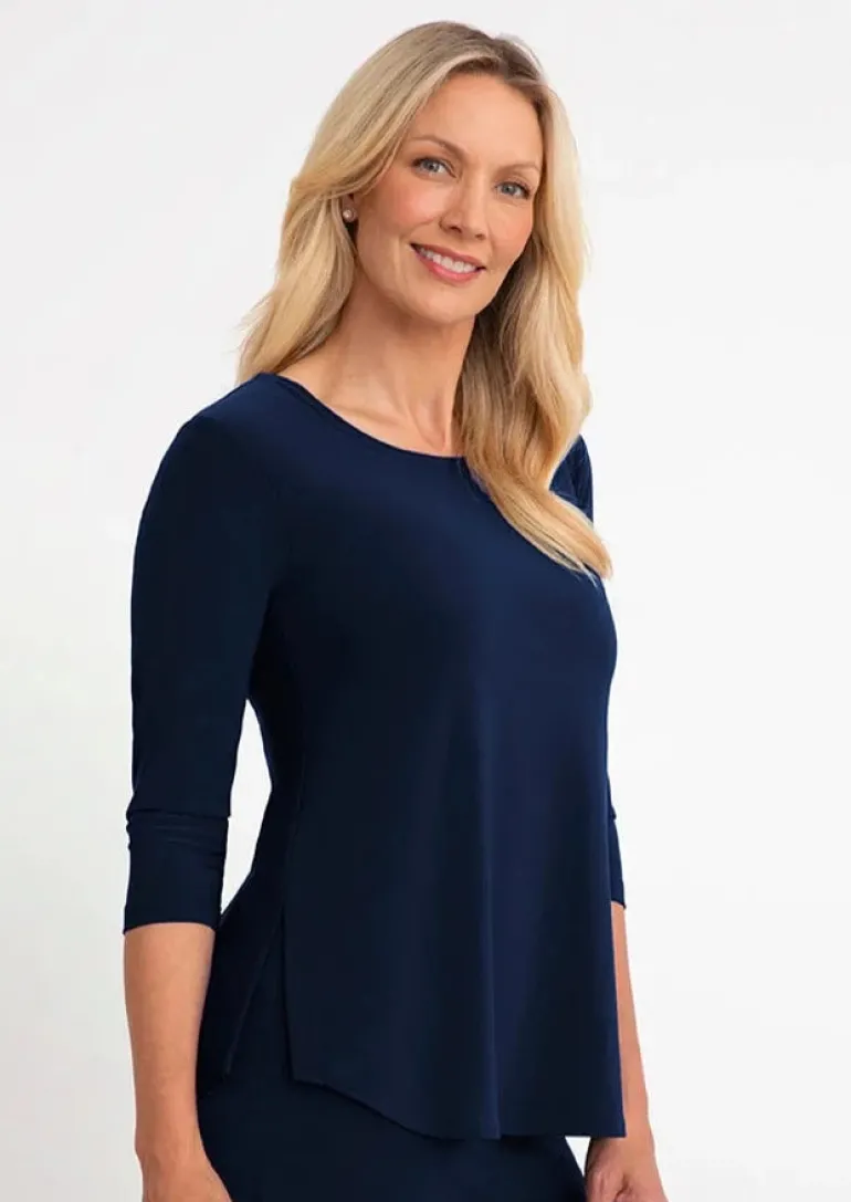 Sympli - 3/4 Sleeve Go To Classic Tee - Basic Colors