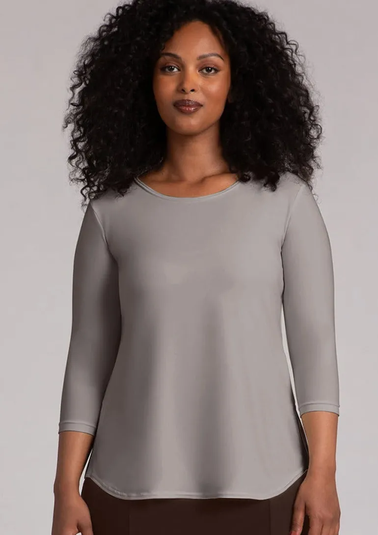 Sympli - 3/4 Sleeve Go To Classic Tee - Basic Colors