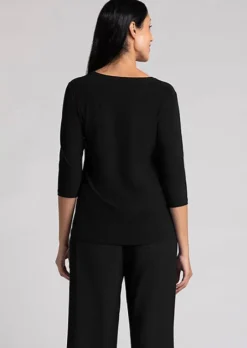 Sympli - 3/4 Sleeve Go To Classic Tee - Basic Colors