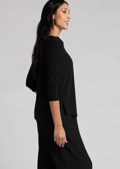 Sympli - 3/4 Sleeve Go To Classic Tee - Basic Colors