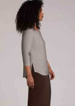 Sympli - 3/4 Sleeve Go To Classic Tee - Basic Colors